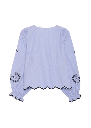 Tone bluse Blue Chambray Sissel Edelbo 